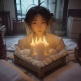 男性技术校对人员头像照片，佩戴眼镜，专注神情，办公室背景略虚化